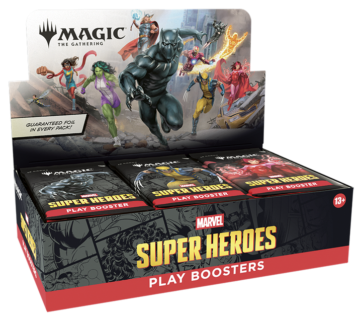 Magic The Gathering: - Marvel Super Heroes - Play Booster Box (30 Ct)