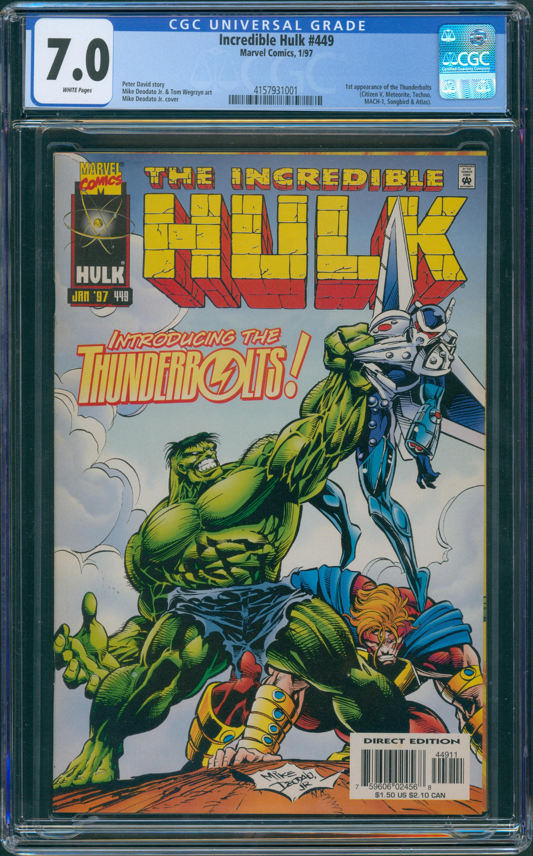 Incredible Hulk #449 CGC 7.0