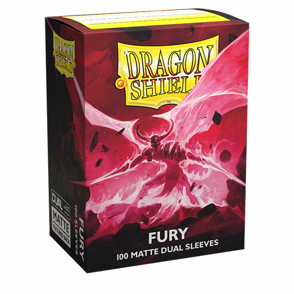 Dragon Shield Card Sleeves - Dual Matte: Fury (Red)