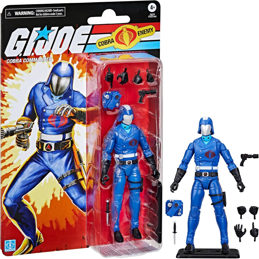 Gi Joe Classified Series 6in Retro Cobra Commander Action Figure