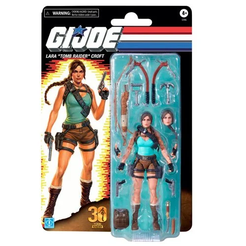 G.I. Joe Classified Series Retro Cardback Lara Croft Tomb Raider 6-Inch Action Figure