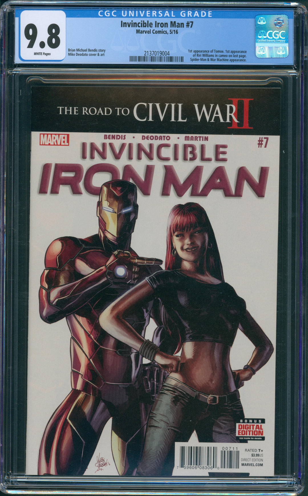Invincible Iron Man #7 CGC 9.8