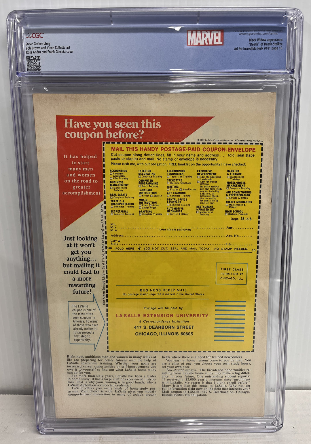 Daredevil #115 CGC 8.5