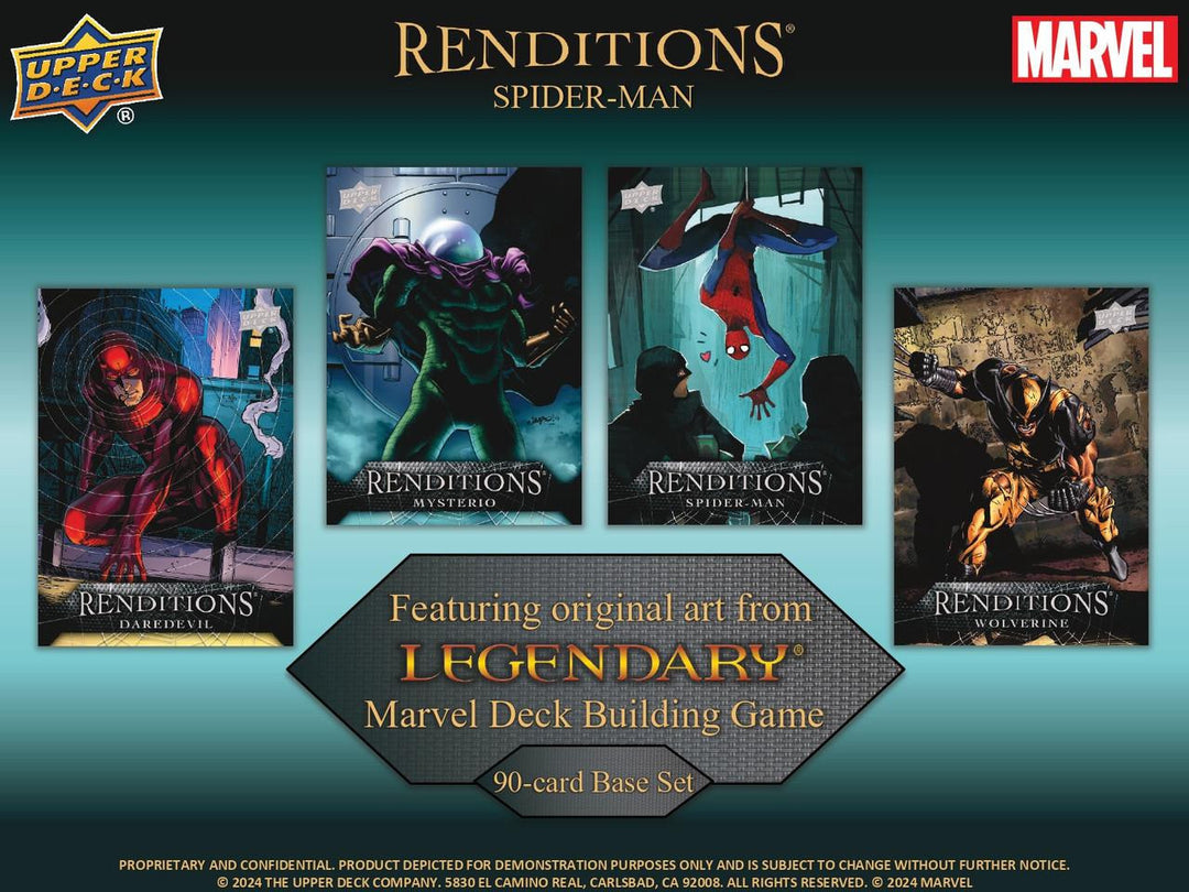 2024 Upper Deck Marvel Renditions Spider-Man Hobby Box