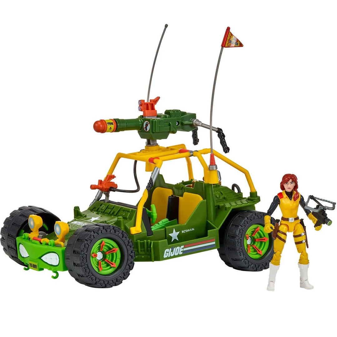Teenage Mutant Ninja Turtles x G.I. Joe All-Weather and Environment (AWE) Shell-Striker Vehicle with Action Figure