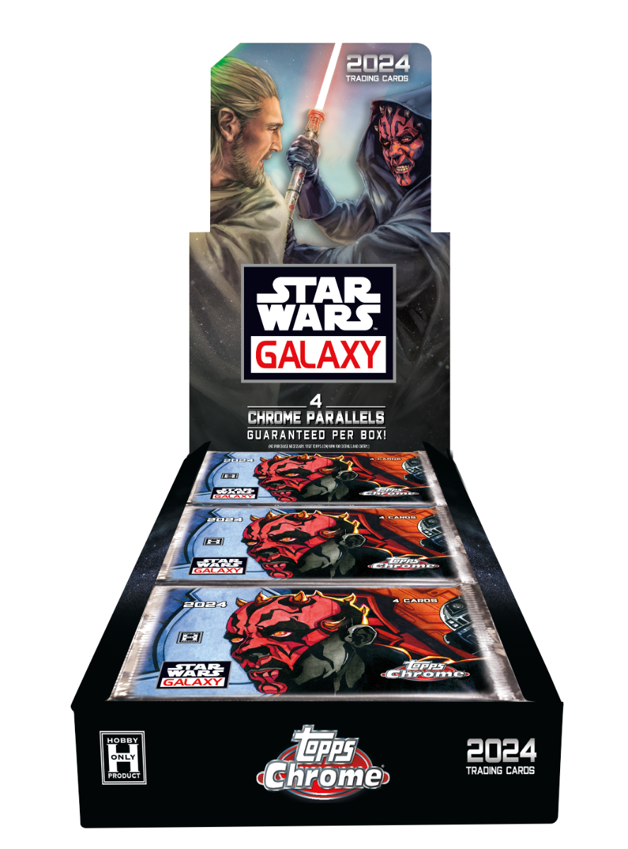 2024 Topps Star Wars Galaxy Chrome Hobby Box (18 Ct)