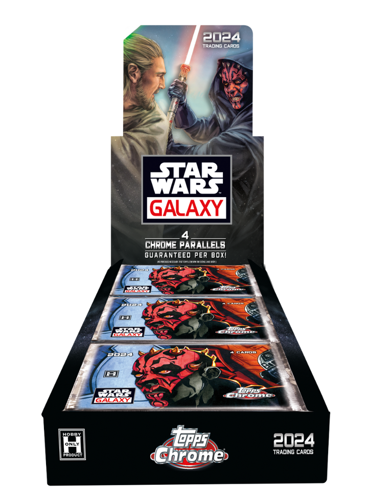 2024 Topps Star Wars Galaxy Chrome Hobby Box (18 Ct)