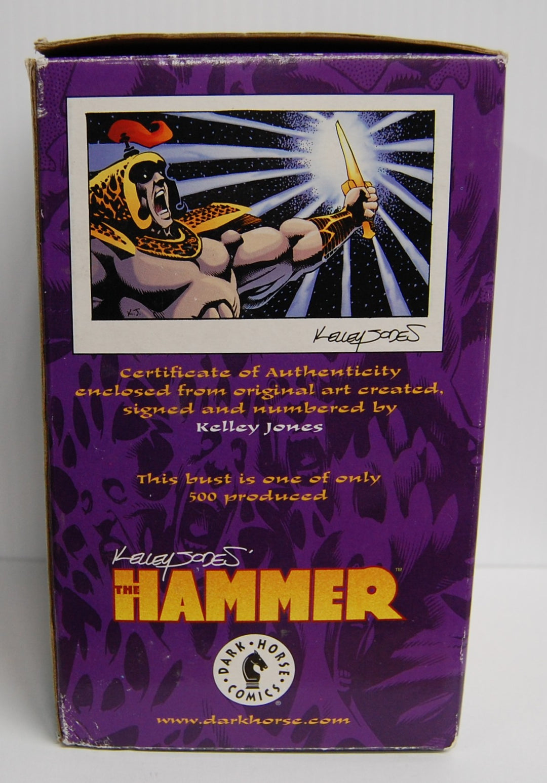 Kelley Jones' The Hammer Mini Bust Sculpt by Randy Bowen 217/500 Dark Horse