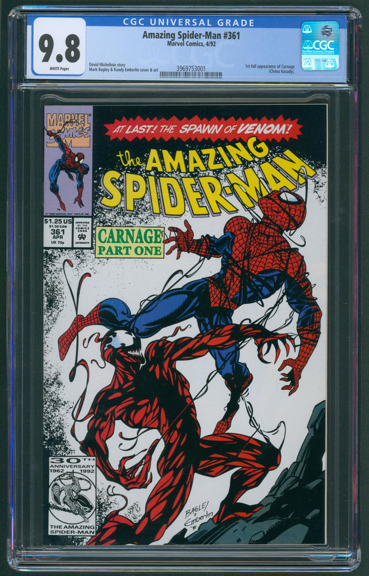 Amazing Spider-Man #361 CGC 9.8