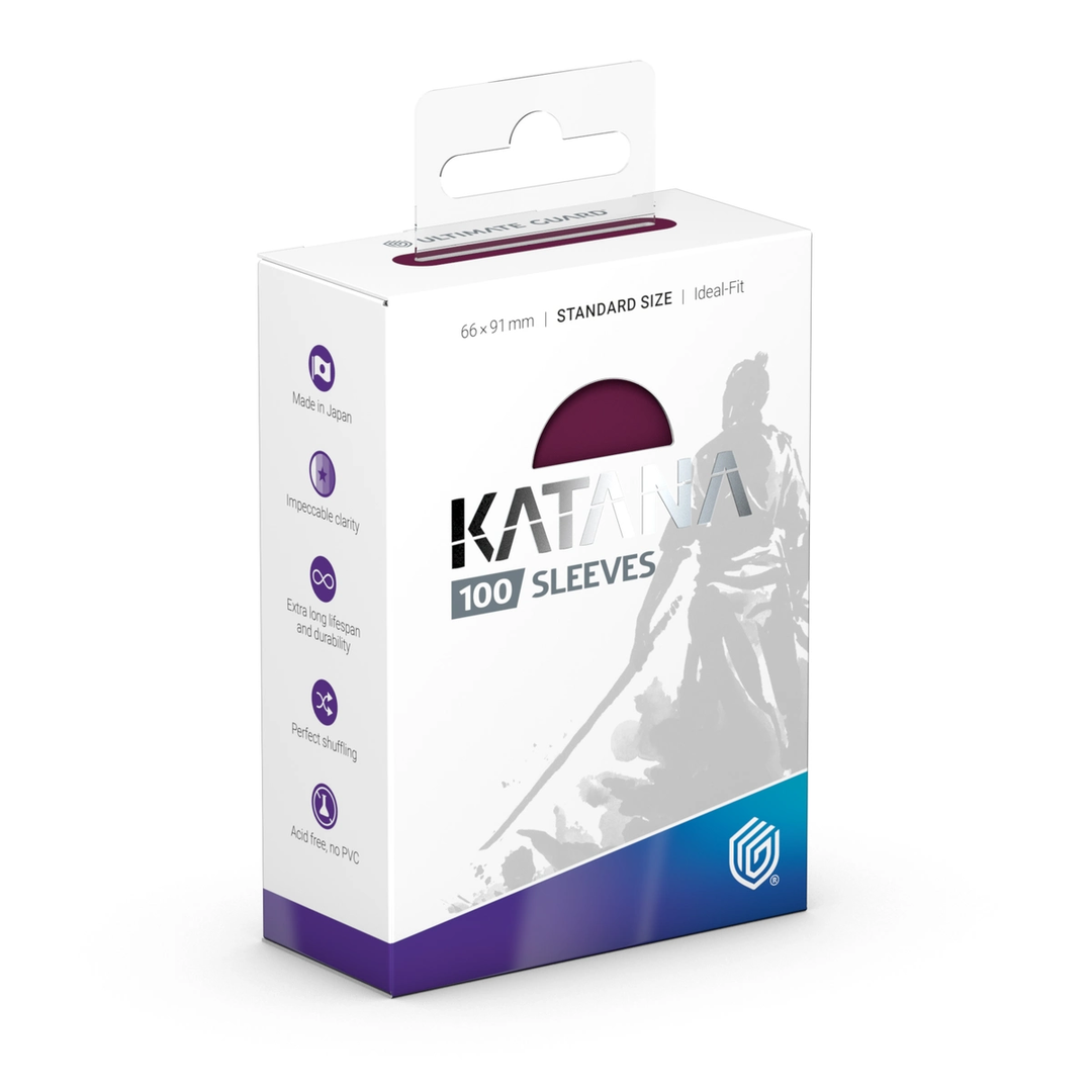 Ultimate Guard Katana Standard Card Sleeves - Radiant Plum (100 Ct)