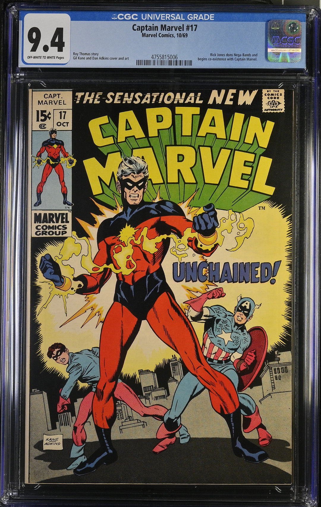 Captain Marvel #17 CGC 9.4