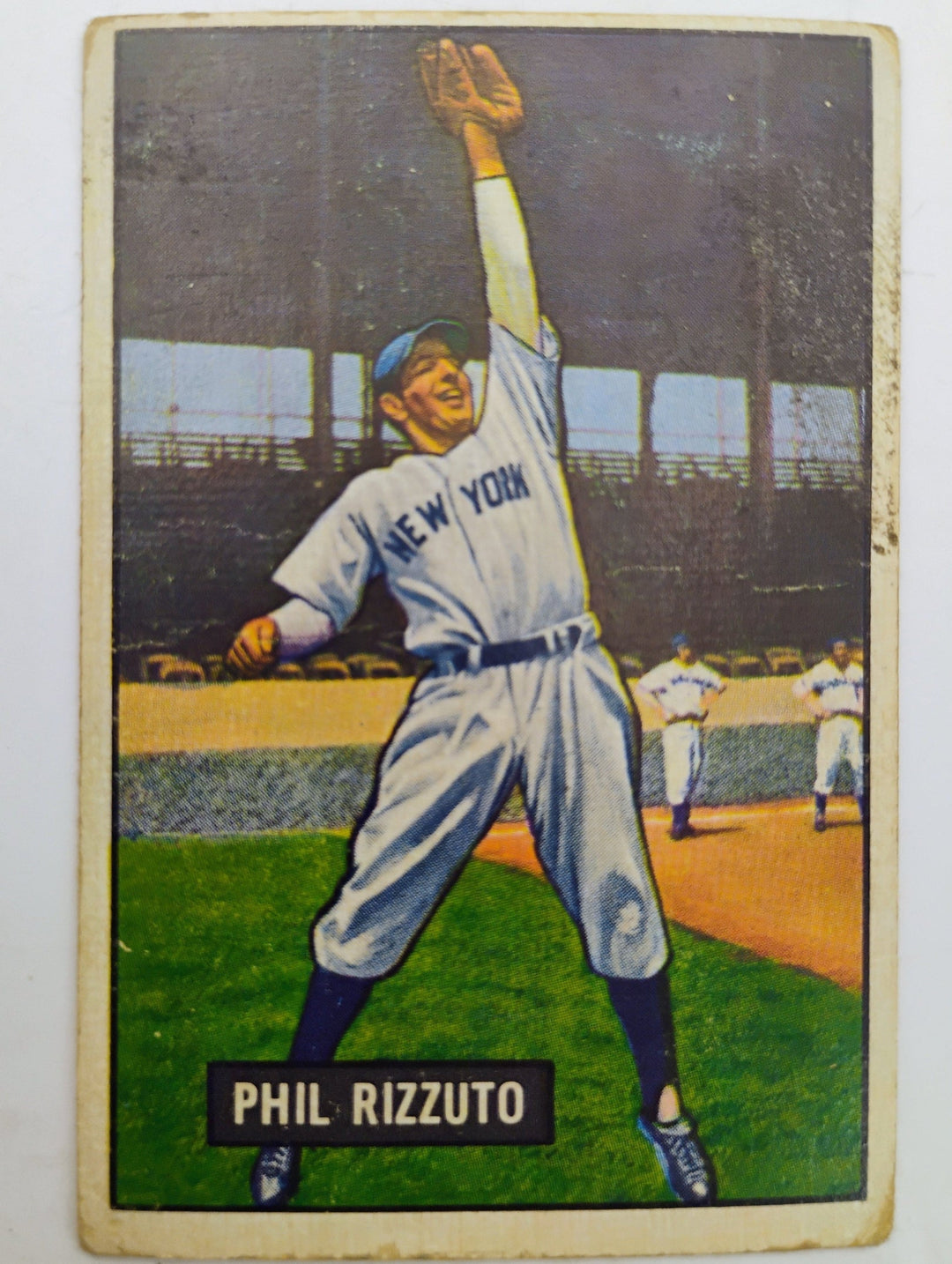 1951 Bowman Baseball Phil Rizzuto #26 Good Partial Set Break