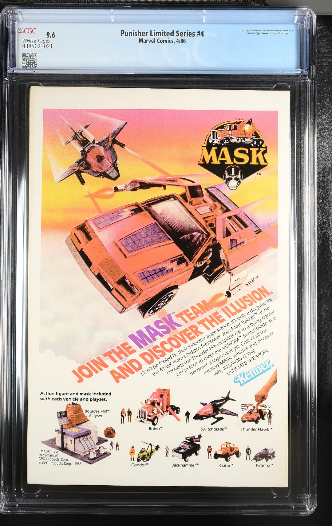 Punisher Limited Series #4 CGC 9.6