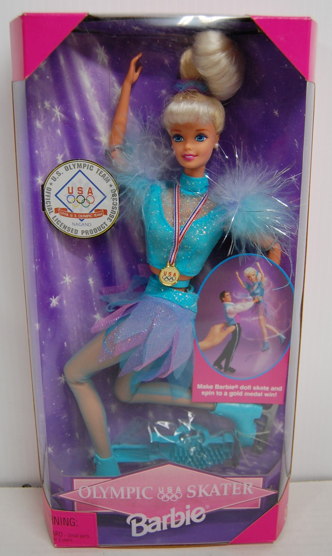 1997 Olympic USA Skater Barbie Doll #18501