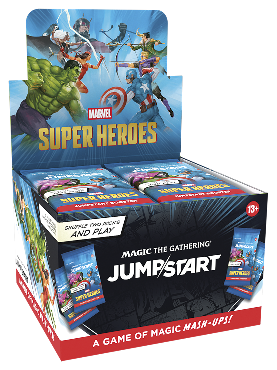 Magic: The Gathering - Marvel Super Heroes - Jumpstart Booster Box (24 Ct)