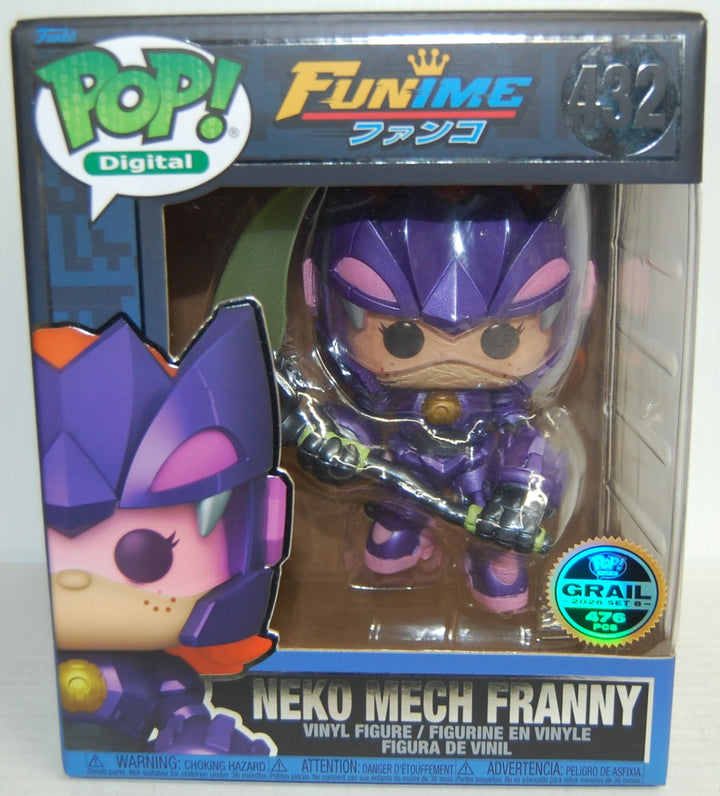 Funko Pop! #432 Digital - Funime Neko Mech Franny 6" Deluxe - Grail LE 476