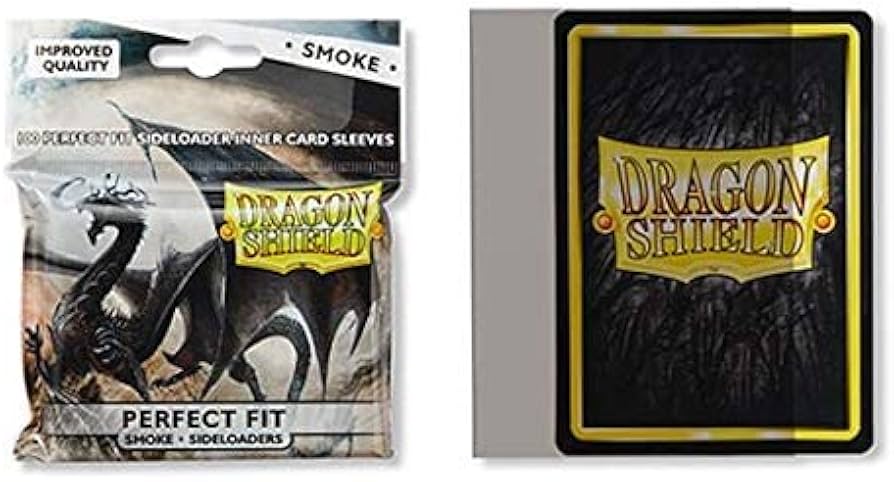 Dragon Shield Card Sleeves - Perfect Fit: Smoke Sideloaders