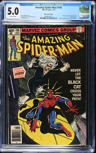 Amazing Spider-Man #194 CGC 5.0 Newsstand Edition
