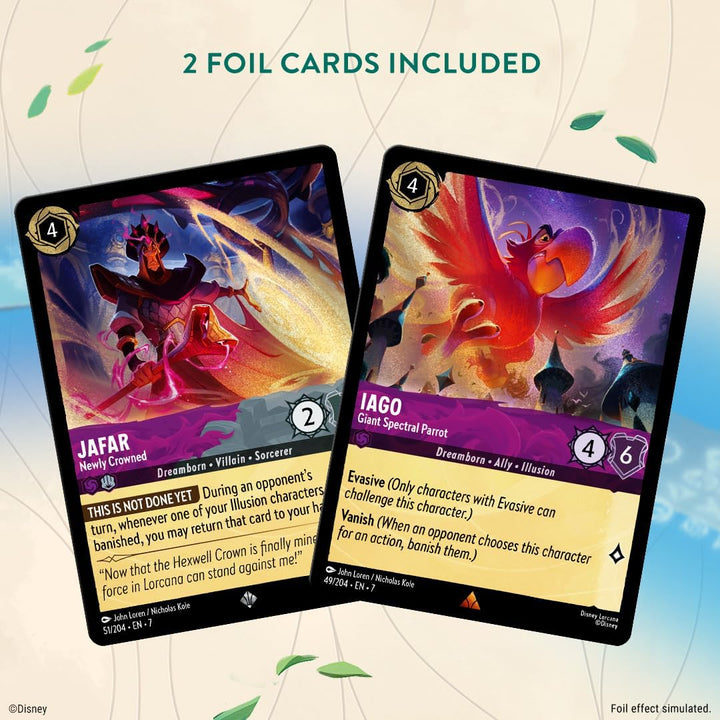 Disney Lorcana TCG: Archazia’s Island - Starter Deck: Amethyst/Steel (Iago & Jafar)