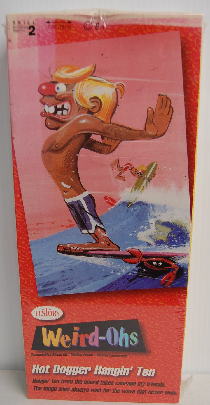 Weird-ohs - Hot Dogger Hangin' Ten - Plastic Model Kit No. 741 Testors 1994