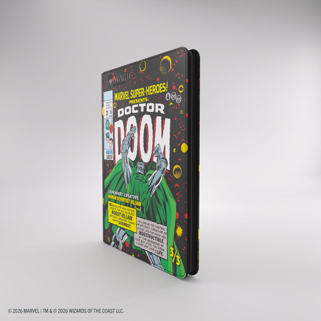 Magic: The Gathering: Marvel Super Heroes: 18-Pocket Zip-Up Binder - Doctor Doom