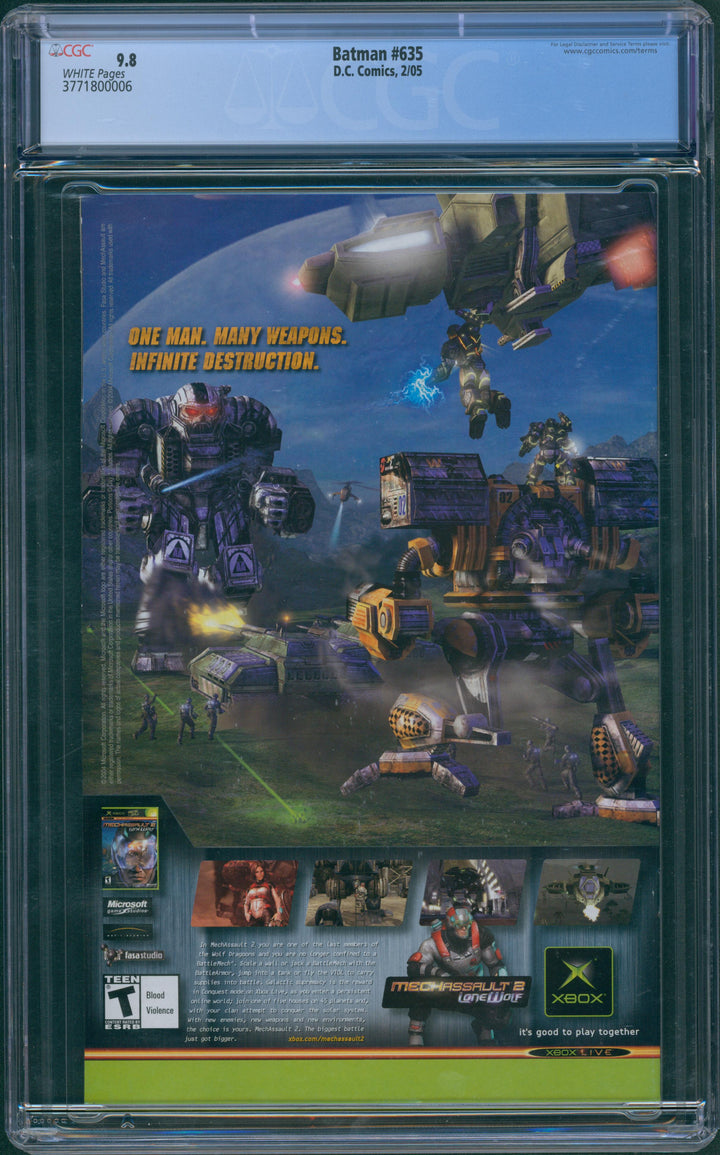 Batman #635 CGC 9.8