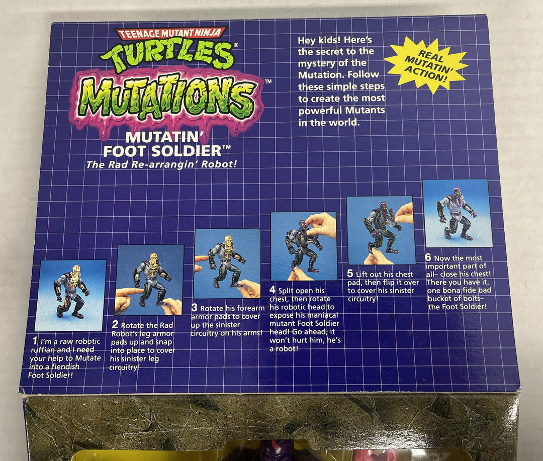Teenage Mutant Ninja Turtles Mutations Mutatin' Foot Soldier Action Figure - Complete