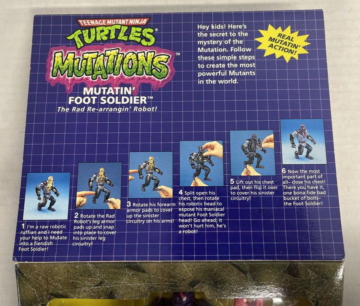 Teenage Mutant Ninja Turtles Mutations Mutatin' Foot Soldier Action Figure - Complete