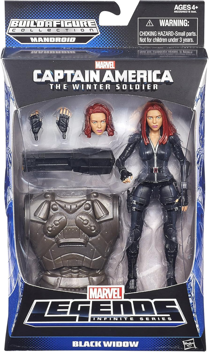 Marvel Legends Winter Soldier Black Widow Figure Mandroid BAF