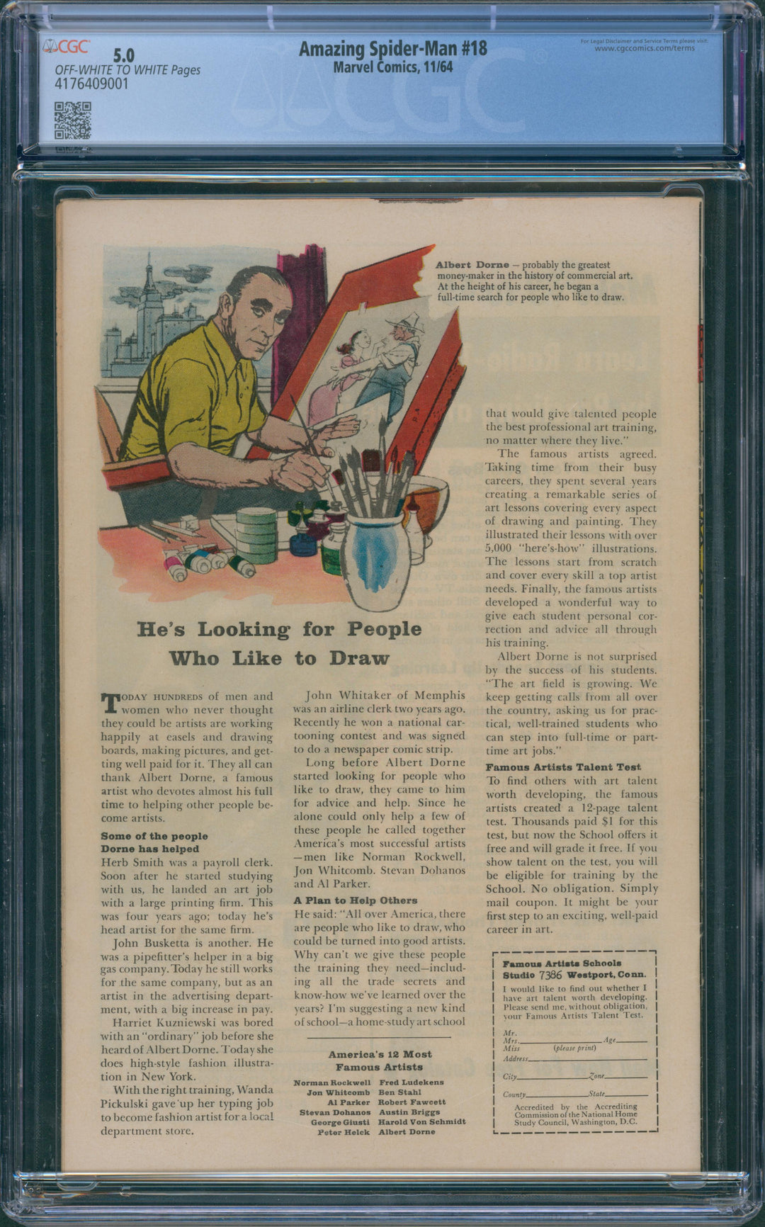 Amazing Spider-Man #18 CGC 5.0