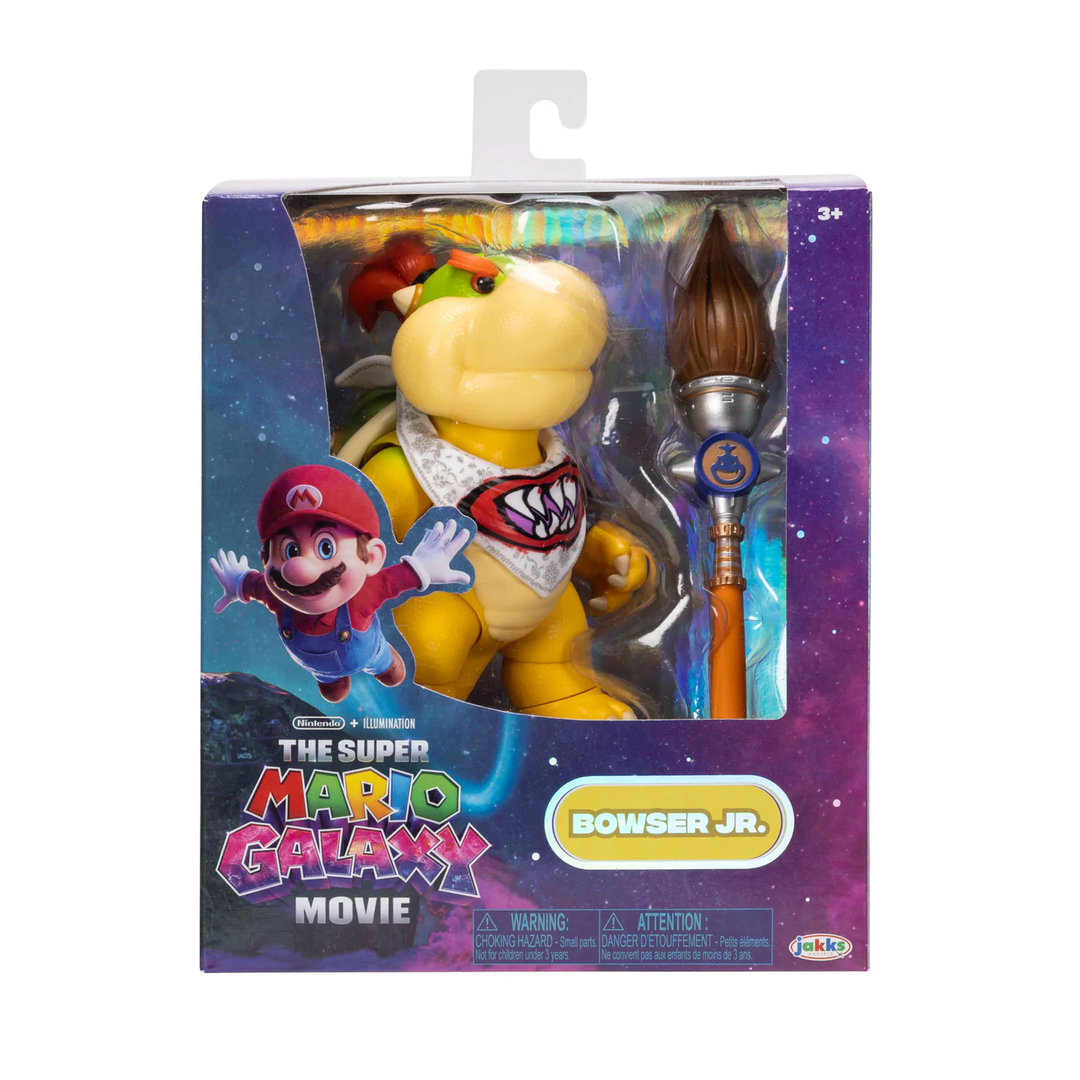 Super Mario Galaxy Movie Wave 1 Bowser Jr. 5in Figure