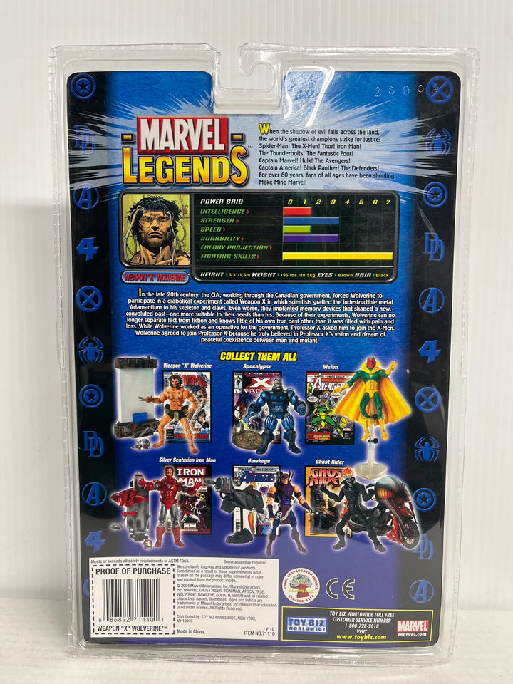Marvel Legends Series VII Wolverine Weapon X Action Figure