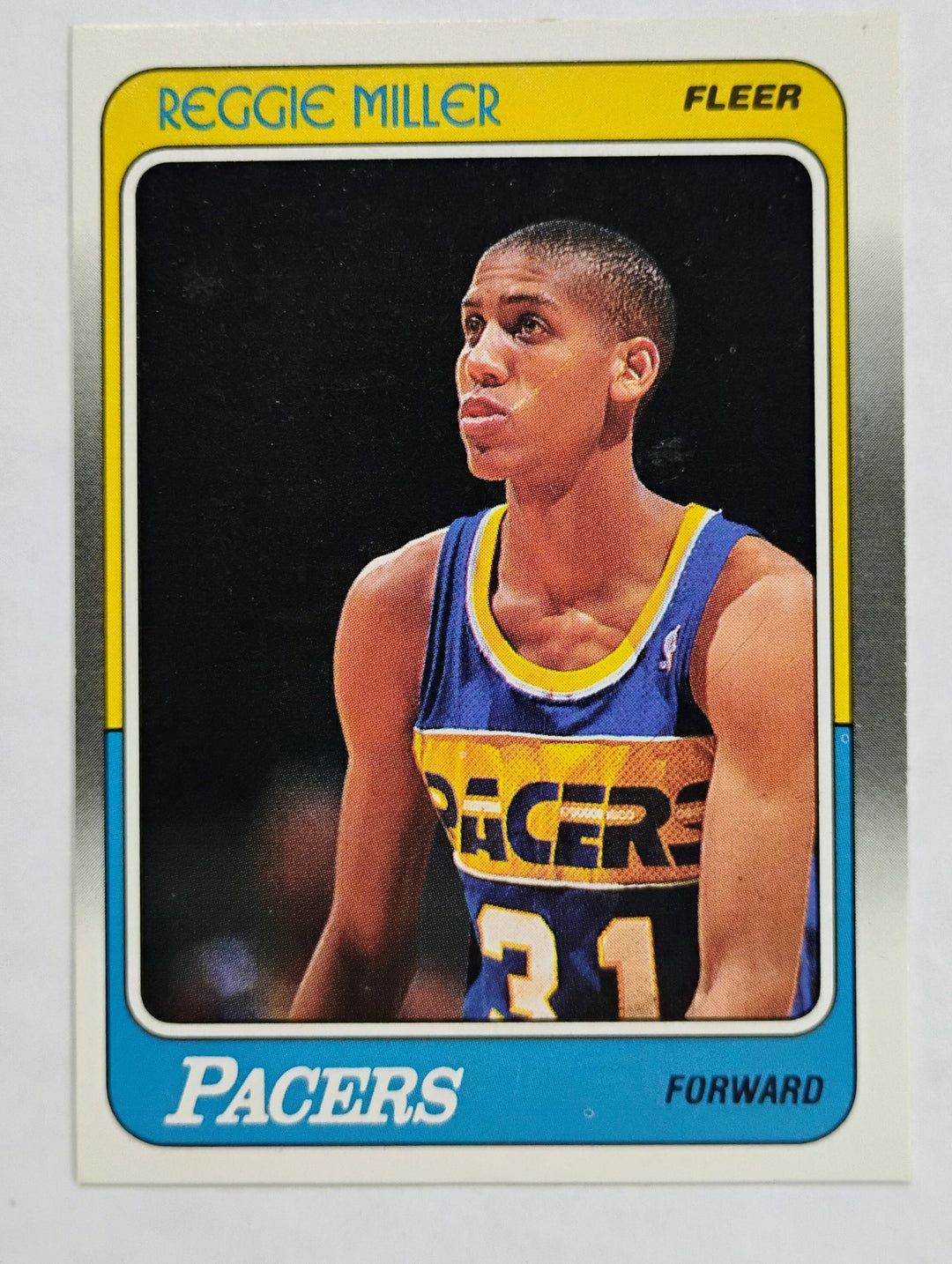 1988-89 Fleer Basketball Reggie Miller RC #57