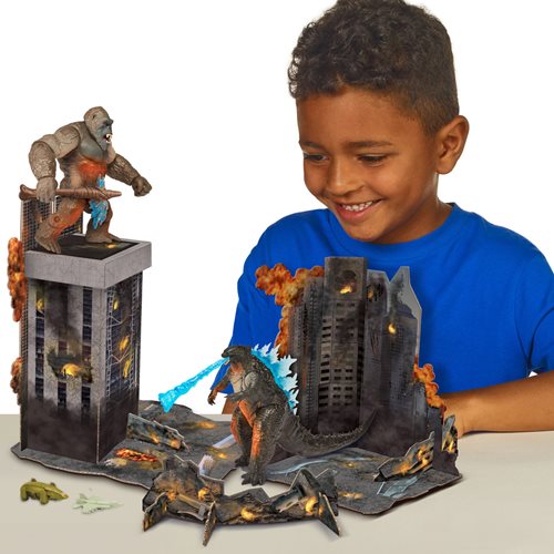 Monsterverse City Battle Godzilla and Kong 6-Inch Action Figure 2-Pack