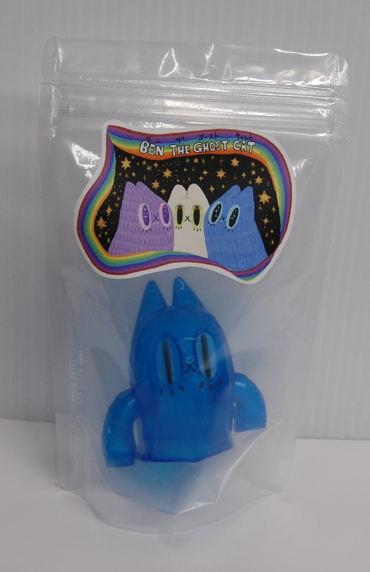 Ben The Ghost Cat - Mao Sofubi Vinyl Figure (Dark Blue)