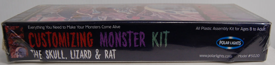 Customizing Monster Model Kit - Skull Lizard & Rat #5020 Polar Lights 1998