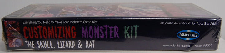 Customizing Monster Model Kit - Skull Lizard & Rat #5020 Polar Lights 1998