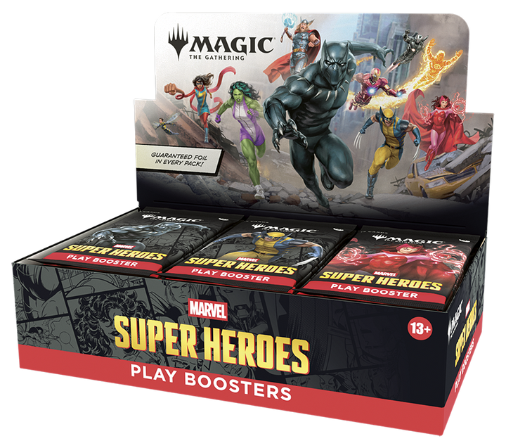 Magic The Gathering: - Marvel Super Heroes - Play Booster Box (30 Ct)