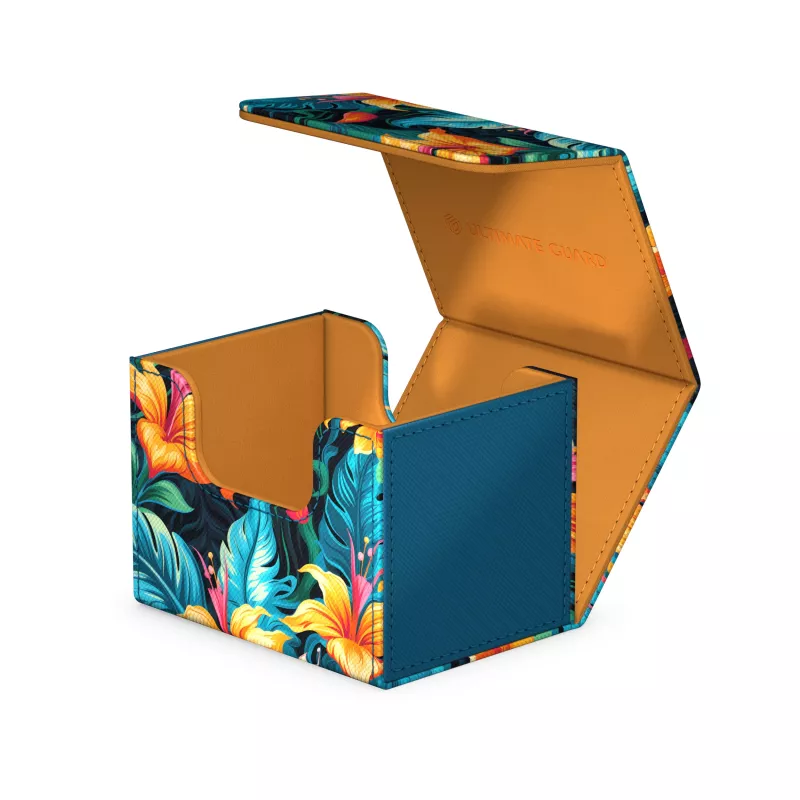 Ultimate Guard Deck Box: Sidewinder Xenoskin 100+ (Floral Places II) - Talum Blue