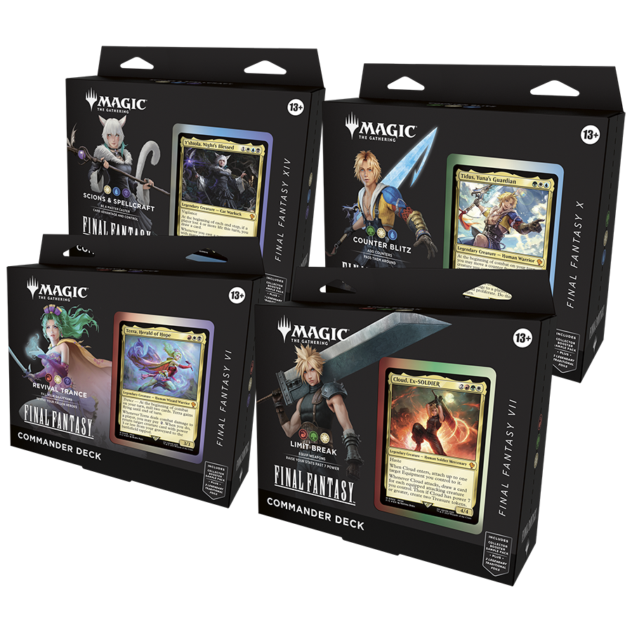 Magic: The Gathering - Final Fantasy Commander Deck CASE (4 Ct)