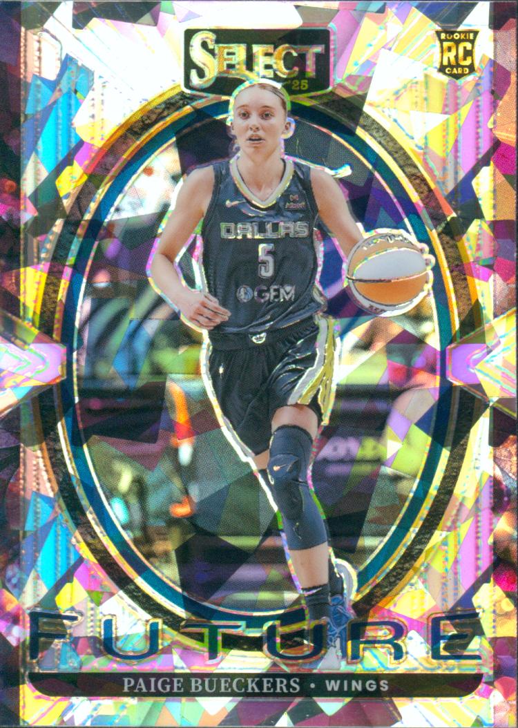 2025 Panini Select WNBA Basketball Paige Bueckers #1 RC Future Cracked Prizm