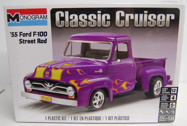 Classic Cruiser - '55 Ford F-100 Street Rod 1:24 Model Kit 85-0880