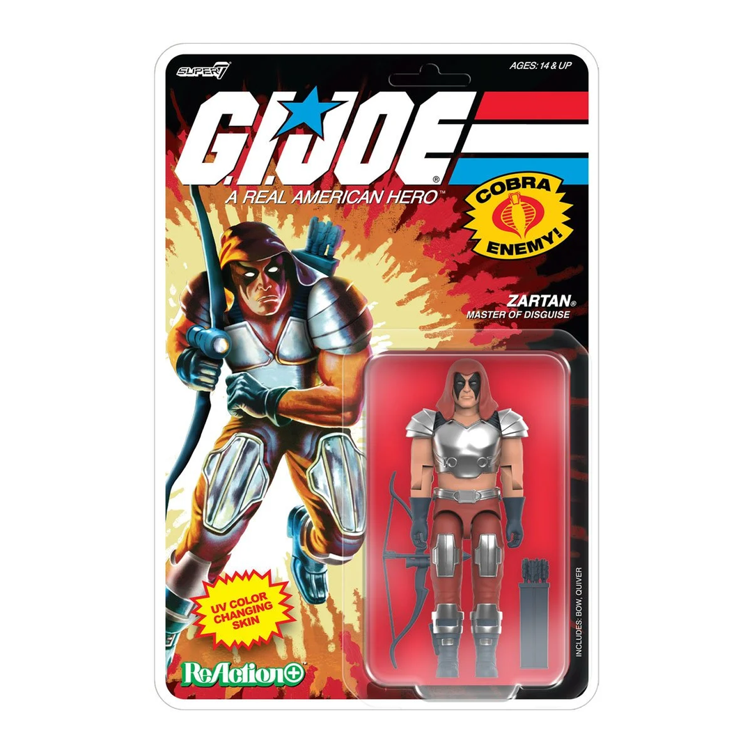 G.I. Joe Zartan (Comic) 3 3/4-Inch ReAction+ Figure