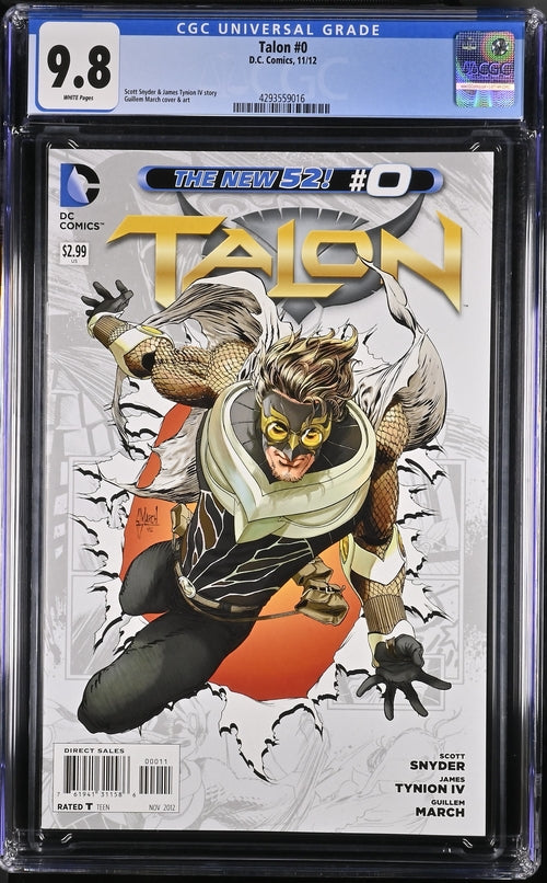 Talon #0 CGC 9.8