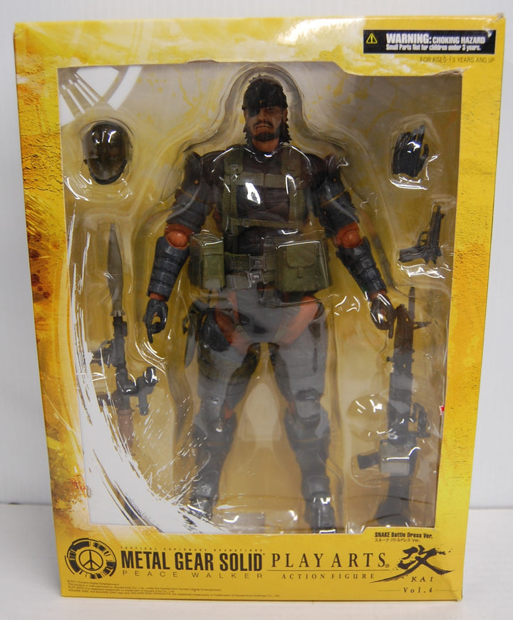 Play Arts Kai Vol. 4 Metal Gear Solid Peace Walker Snake Battle Dress Ver. 10" Square Enix 2011