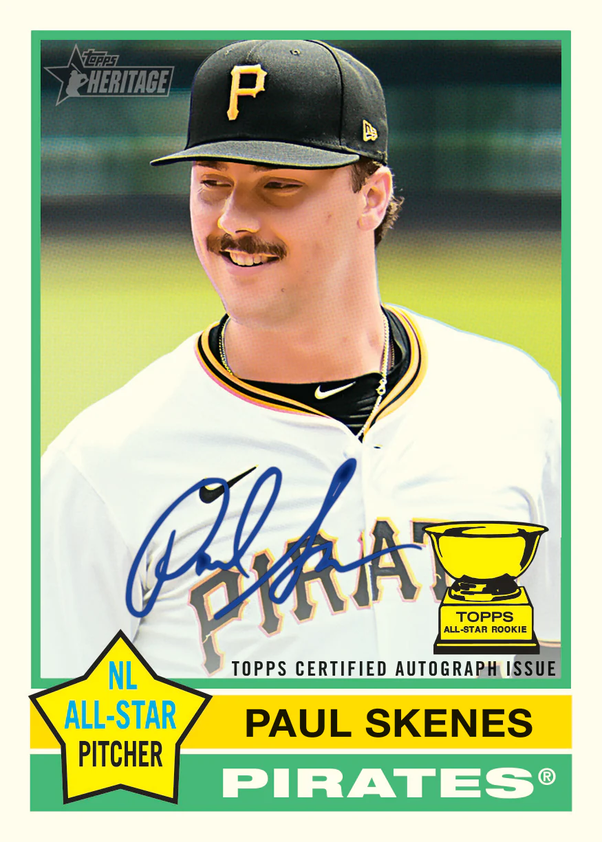 2025 Topps Heritage Baseball Mega Box (17ct)