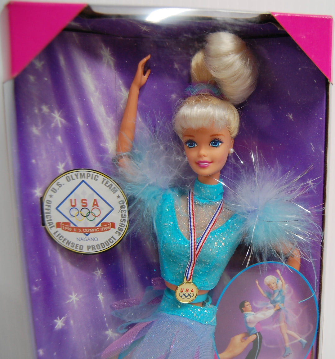 1997 Olympic USA Skater Barbie Doll #18501