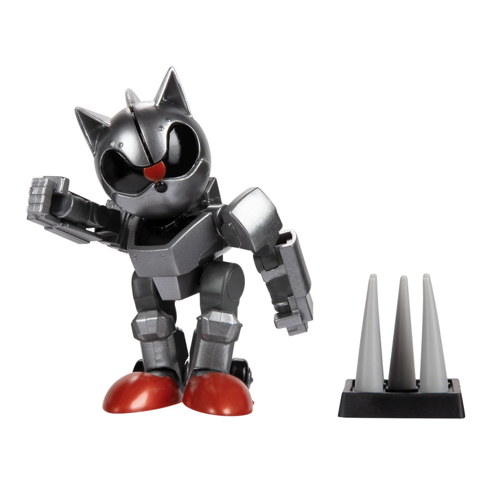 Sonic The Hedgehog Wave 19 Classic Mecha Sonic with Spike Trap 4in Figure