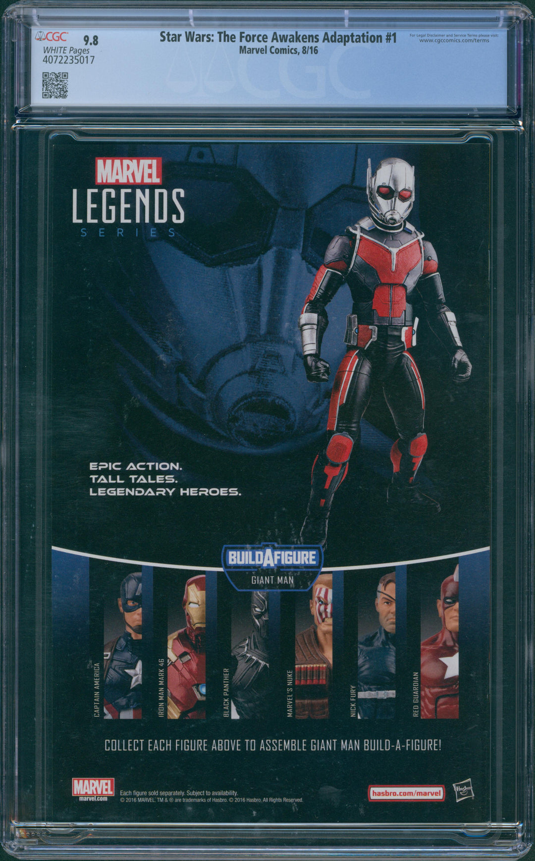 Star Wars: The Force Awakens Adaptation #1 CGC 9.8