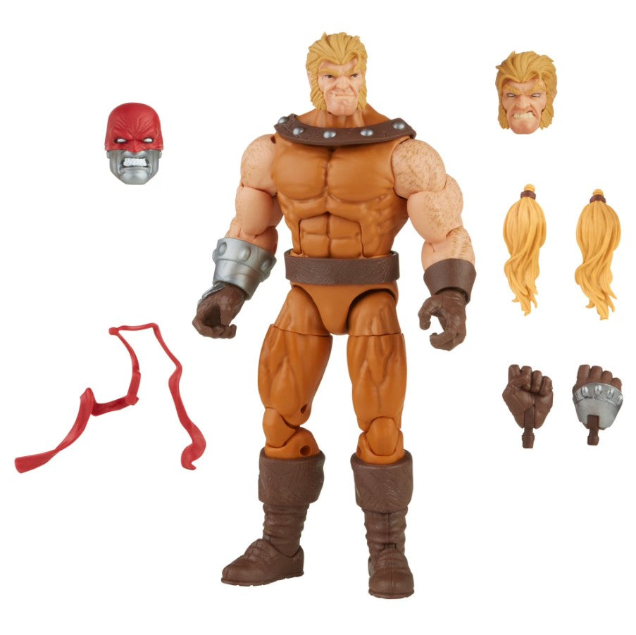 Marvel Legends Sabretooth Action Figure  w/ Colossus Head BAF